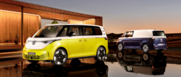 Vue du nouveau combi Volkswagen électrique ID Buzz